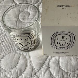 Diptyque Clear Glass Candle Holder